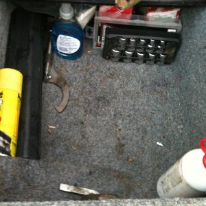 Carpeted toolbox