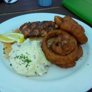 Sweet and Spicey Salmon for a laye lunch today. Sent from my Verizon Wirele