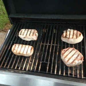 Grillin and chillin on my tailgate.