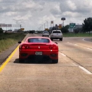 Ferrari 360 and taco in same pic today...like a boss :P