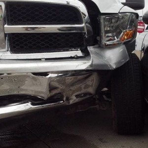 Dad wrecked his ram 5/27/13