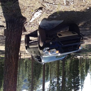took the truck to the sierras