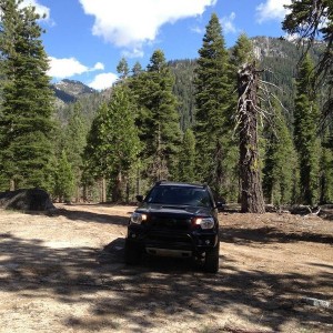 took the truck to the sierras