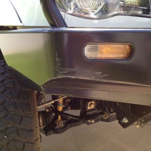 ARB bumper vs Honda Accord.....the Accord might be totaled.
