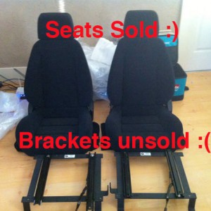 Corbeau Bucket Seat Mounting Brackets