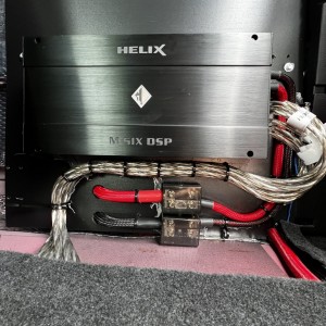 Amp rack mounted