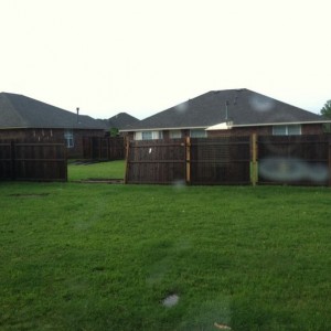 Lots of fences down, we lost a good portion of ours due to the crappy posts