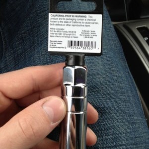 So dose everything...... including spark plug socket cause heath problems i