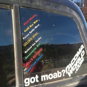 And the number of trail stickers grow! Another successful bad ass year at M