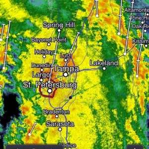 First tropical storm of the season.