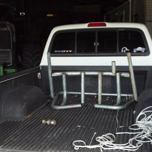 Fishing rod rack/ with flag mounts