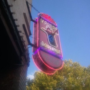 Voodoo donuts in Portland