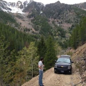 Visiting Yellowstone and decided to take the rented Burban out on the trail