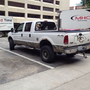 Walking across the parking lot and I ran right into this truck. Didn't