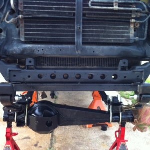 SAS sitting on the axle