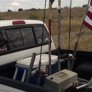 Flag/Fishing Pole Mount, Hockey sticks for the Canadians