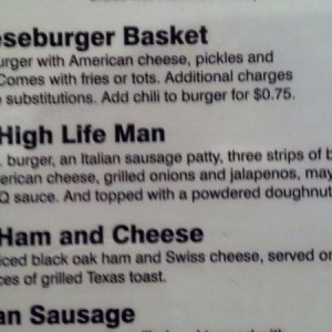 The high life man burger. :drool: