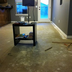 Carpet tack strips are a b**** lol
