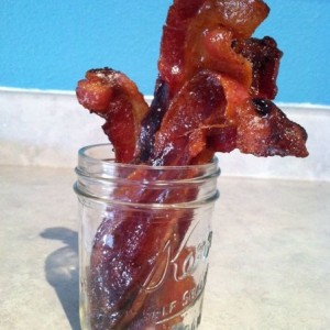 For Father's Day I have received beer-candied bacon.