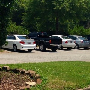 At the golf course