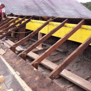 Roof project started!