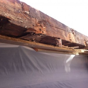 Original beam, slat/lathe, drywall, barn wood!