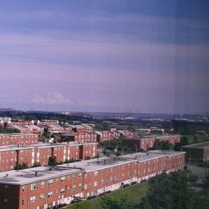 Lol executive suite on top floor in Baltimore.... Surrounded by ghetto and 