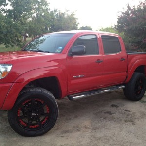 New rims on the Taco