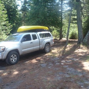 Camping, kayaking and wheelin'