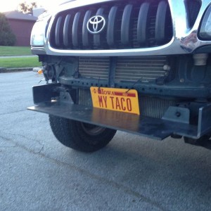 3/8" winch plate.