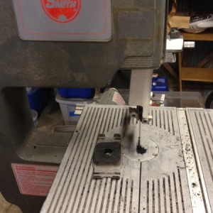 shopsmith bandsaw and bumpstop