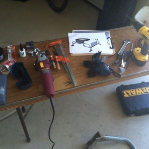 I think it's a good day to build a bed rack. Step one. Set up your wor