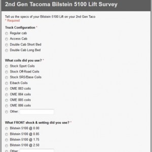 5100 Lift Survey