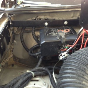 Had to relocate my winch solenoid to mount compressor So i made a bracket A