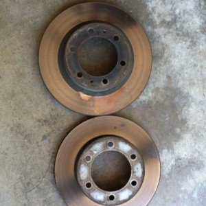 1g and 2g rotor comparison. FWIW, the Tundra rotor is the same size as the 