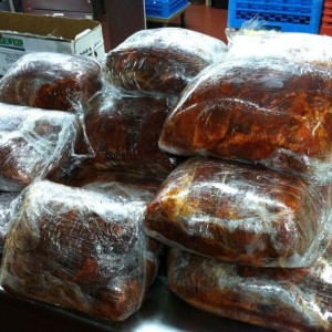 A few pork butts....