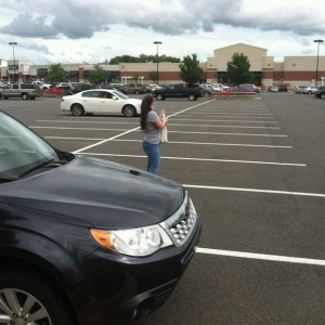 Took my wife forever to find an open spot....