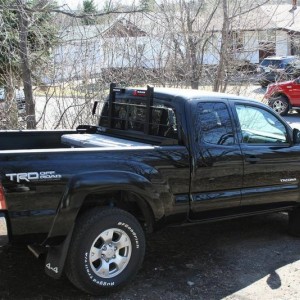 Back Rack on 2013 TACOMA 4X4  Access Cab V6 TRD Offroad Package
