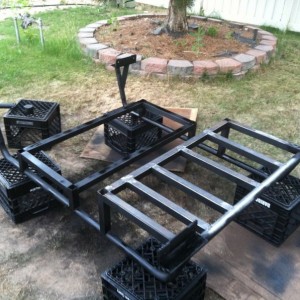 My rack wanted its belly scratched and painted
