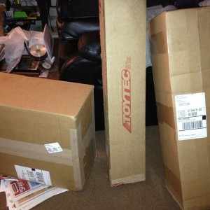 Was stuck at work knowing all my lift parts were gonna be waiting for me at