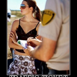ticket-traffic-women-cop-sunglasses-best-demotivational-posters