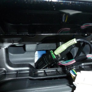 Behind HVAC plugged in