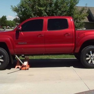 3" example - 1.5" level, 3" lift and stock compare