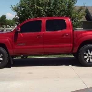 Stock example - 1.5" level, 3" lift and stock compare