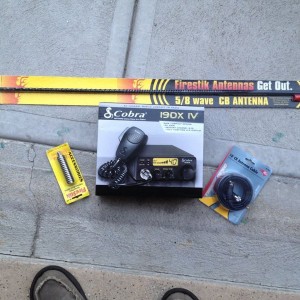 Got my cb stuff. I love Amazon Prime!