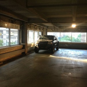 Center City indoor parking.