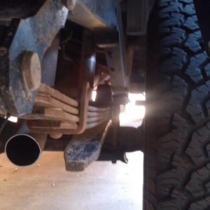 exhaust/leafs