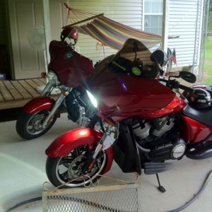 HID's on the bike.
