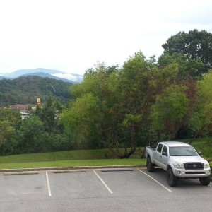 View from my hotel room
