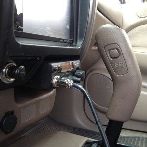 Side view. Plenty of room for the gear selector